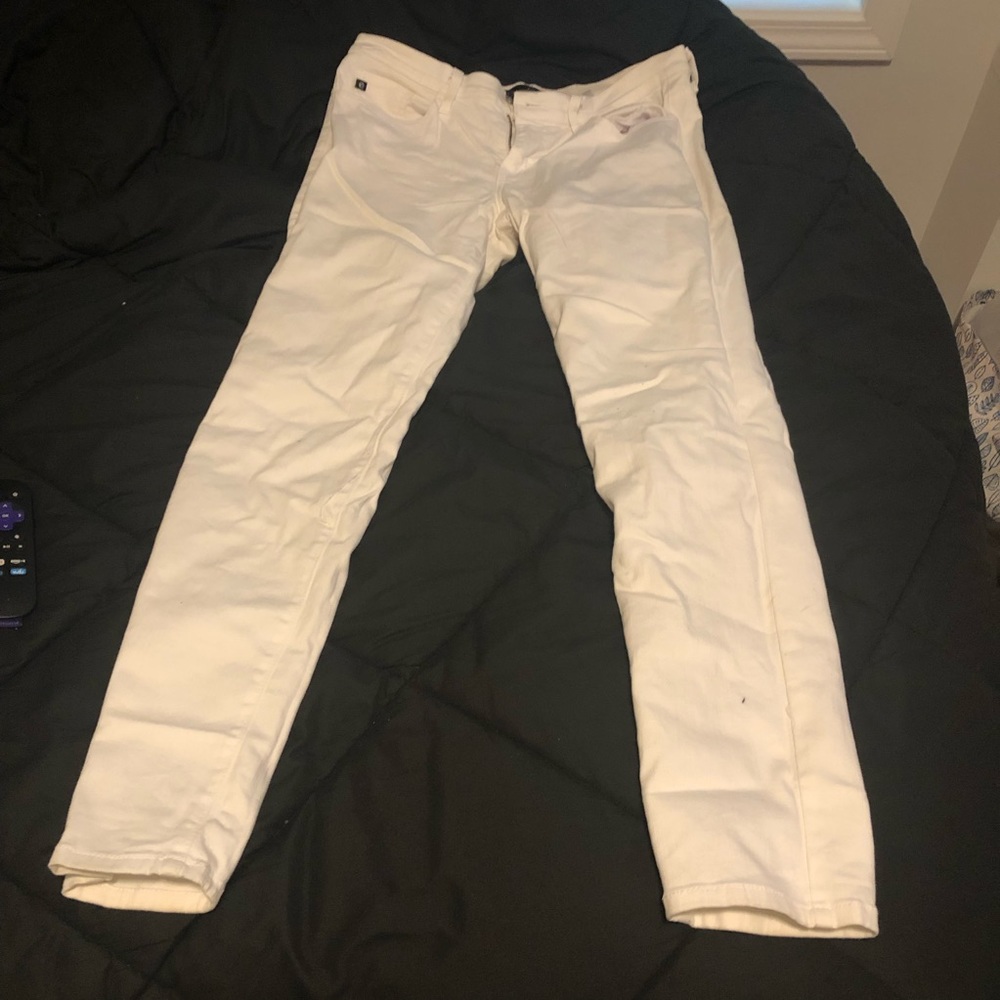 White Slim Fit Kancan